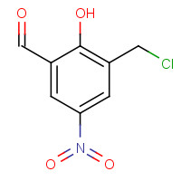 16644-30-7 3-CHLOROMETHYL-5-NITROSALICYLALDEHYDE chemical structure