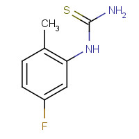 16822-86-9 5-FLUORO-2-METHYLPHENYLTHIOUREA chemical structure