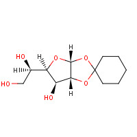 16832-21-6 1,2-O-CYCLOHEXYLIDENE-ALPHA-D-GLUCOFURANOSE chemical structure