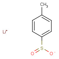 16844-27-2 TOLUENE-4-SULFINIC ACID LITHIUM SALT chemical structure