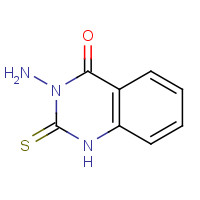 16951-33-0 3-AMINO-2-MERCAPTO-3H-QUINAZOLIN-4-ONE chemical structure