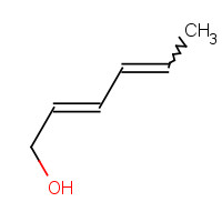 17102-64-6 (E,E)-2,4-Hexadien-1-ol chemical structure