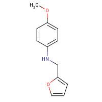 17377-97-8 FURAN-2-YLMETHYL-(4-METHOXY-PHENYL)-AMINE chemical structure
