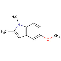 17591-06-9 1,2-DIMETHYL-5-METHOXYINDOLE chemical structure
