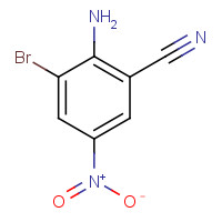 17601-94-4 2-Amino-3-bromo-5-nitrobenzonitrile chemical structure