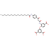 17725-27-8 5-[4-CARBOXY-2-[[1,3-DIOXO-3-[4-[(1-OXOOCTADECYL)-AMINO]PHENYL]PROPYL] AMINO]PHENOXY]ISOPHTHALIC ACID chemical structure