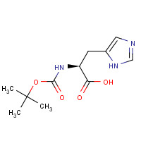 17791-52-5 N-Boc-L-Histidine chemical structure