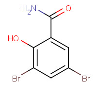 17892-25-0 3,5-DIBROMOSALICYLAMIDE chemical structure