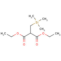 17962-38-8 DIETHYL(TRIMETHYLSILYLMETHYL)MALONATE chemical structure