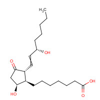 17968-82-0 9ALPHA,15S-DIHYDROXY-11-OXO-PROST-13E-EN-1-OIC ACID chemical structure