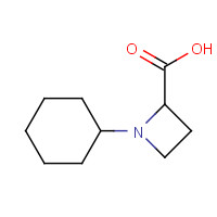 18085-39-7 1-CYCLOHEXYL-2-AZETIDINECARBOXYLIC ACID chemical structure