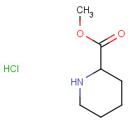 18650-38-9 (R)-Piperidine-2-carboxylic acid methyl ester hydrochloride chemical structure