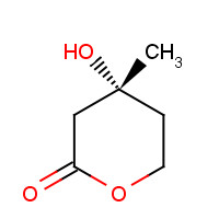 19115-49-2 (R)-BETA-HYDROXY-BETA-METHYL-DELTA-VALEROLACTONE chemical structure