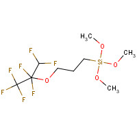 19116-61-1 3-(HEPTAFLUOROISOPROPOXY)PROPYLTRIMETHOXYSILANE chemical structure