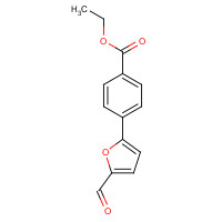 19247-87-1 ETHYL 4-(5-FORMYL-2-FURYL)BENZOATE chemical structure
