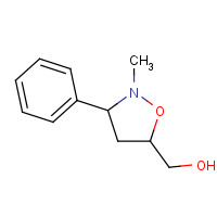 19345-02-9 (2-METHYL-3-PHENYLTETRAHYDRO-5-ISOXAZOLYL)METHANOL chemical structure