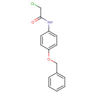 19514-92-2 N-(4-BENZYLOXY-PHENYL)-2-CHLORO-ACETAMIDE chemical structure