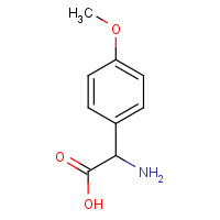 19789-59-4 2-AMINO-2-(4-METHOXYPHENYL)ACETIC ACID chemical structure