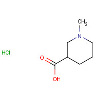 19999-64-5 1-METHYLPIPERIDINE-3-CARBOXYLIC ACID HYDROCHLORIDE chemical structure