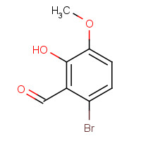 20035-41-0 6-BROMO-2-HYDROXY-3-METHOXYBENZALDEHYDE chemical structure