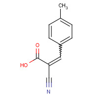 20374-48-5 2-CYANO-3-(4-METHYLPHENYL)ACRYLIC ACID chemical structure