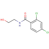 20656-08-0 2,4-DICHLORO-N-(2-HYDROXYETHYL)BENZENECARBOXAMIDE chemical structure