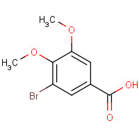 20731-48-0 3-BROMO-4,5-DIMETHOXYBENZOIC ACID chemical structure