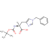 20898-44-6 BOC-HIS(BZL)-OH chemical structure