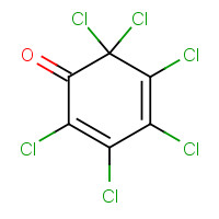 21306-21-8 2,3,4,5,6,6-HEXACHLORO-2,4-CYCLOHEXADIEN-1-ONE chemical structure