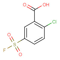 21346-66-7 2-CHLORO-5-(FLUOROSULFONYL)BENZOIC ACID chemical structure