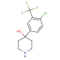 21928-50-7 4-[4-Chloro-3-(trifluoromethyl)phenyl]-4-piperidinol chemical structure
