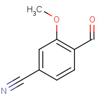 21962-45-8 4-CYANO-2-METHOXYBENZALDEHYDE chemical structure