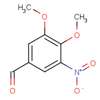 22027-96-9 3,4-DIMETHOXY-5-NITRO-BENZALDEHYDE chemical structure