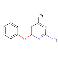 22370-25-8 2-AMINO-4-PHENOXY-6-METHYLPYRIMIDINE chemical structure