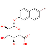 22720-35-0 6-BROMO-2-NAPHTHYL-BETA-D-GLUCURONIDE chemical structure