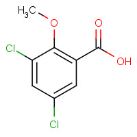 22775-37-7 3,5-DICHLORO-2-METHOXYBENZOIC ACID chemical structure