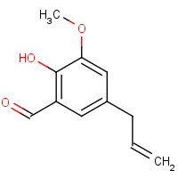 22934-51-6 5-ALLYL-2-HYDROXY-3-METHOXYBENZALDEHYDE chemical structure