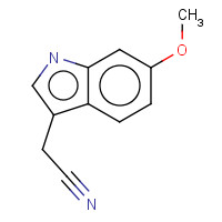 23084-35-7 6-METHOXYINDOLE-3-ACETONITRILE chemical structure