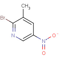 23132-21-0 2-Bromo-3-methyl-5-nitropyridine chemical structure