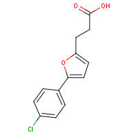 23589-02-8 3-[5-(4-CHLORO-PHENYL)-FURAN-2-YL]-PROPIONIC ACID chemical structure