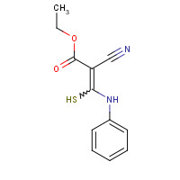 23593-51-3 3-ANILINO-2-CYANO-3-MERCAPTOACRYLIC ACID ETHYL ESTER chemical structure