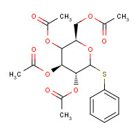 23661-28-1 PHENYL 2,3,4,6-TETRA-O-ACETYL-1-THIO-BETA-D-GLUCOPYRANOSIDE chemical structure