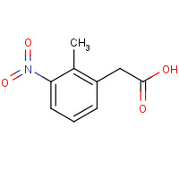 23876-15-5 2-Methyl-3-nitro-benzeneacetic acid chemical structure