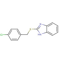 23976-76-3 2-(4-CHLOROBENZYLTHIO)-1H-BENZO[D]IMIDAZOLE chemical structure