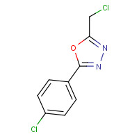 24068-15-3 2-(CHLOROMETHYL)-5-(4-CHLOROPHENYL)-1,3,4-OXADIAZOLE chemical structure