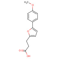 24098-77-9 3-[5-(4-METHOXY-PHENYL)-FURAN-2-YL]-PROPIONIC ACID chemical structure