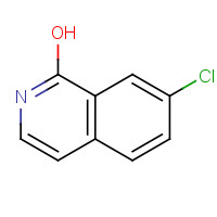 24188-74-7 7-CHLORO-1-HYDROXYISOQUINOLINE chemical structure