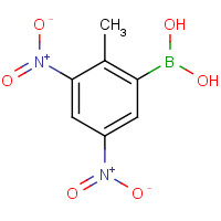 24341-76-2 (3,5-DINITRO-2-METHYLPHENYL)BORONIC ACID chemical structure