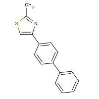 24864-19-5 4-(4-BIPHENYLYL)-2-METHYLTHIAZOLE chemical structure