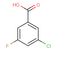 25026-64-6 3-CHLORO-5-FLUOROBENZOIC ACID chemical structure